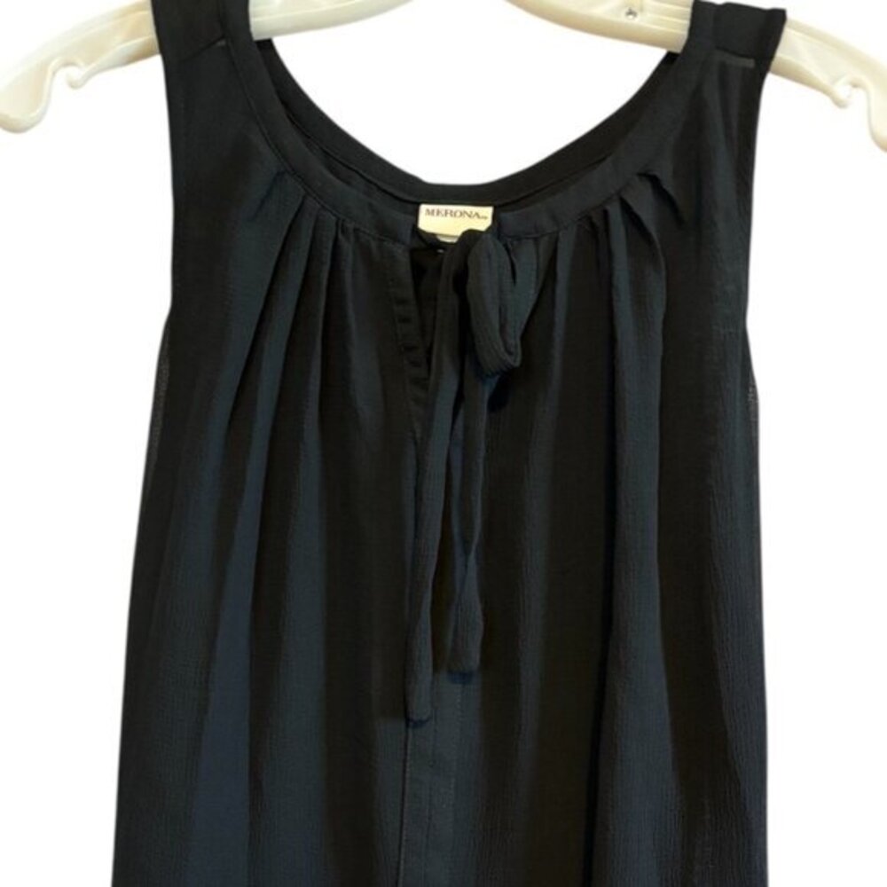 Merona Black Sleeveless Dress Tank Top Office Casual Size Medium